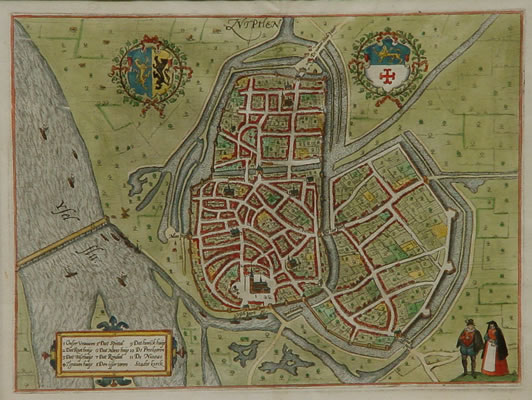 Guicciardini plattegrond Zutphen 