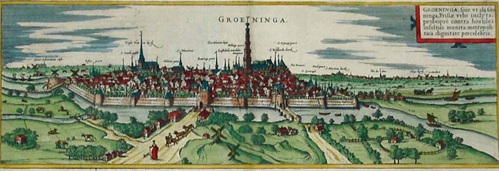 Braun en Hogenberg Groningen