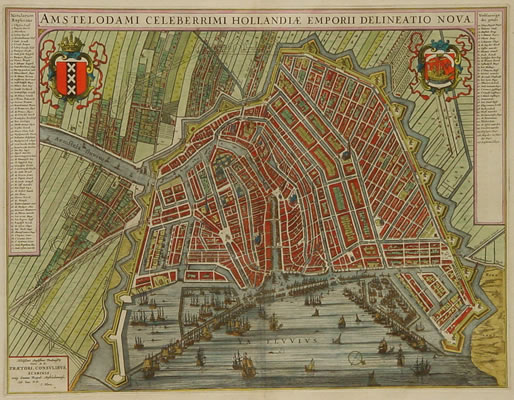 Blaeu Amsterdam plattegrond